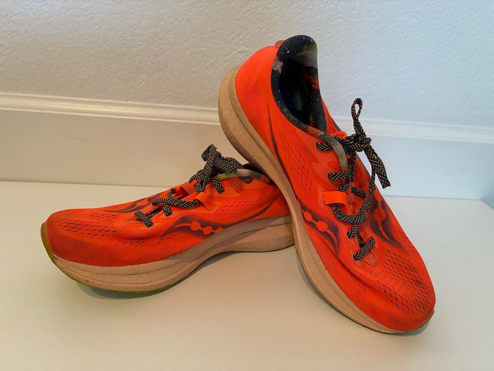 Saucony Endorphin Pro 2 Mens Vizi Pro Orange Running Shoes S20687-45 Size 10